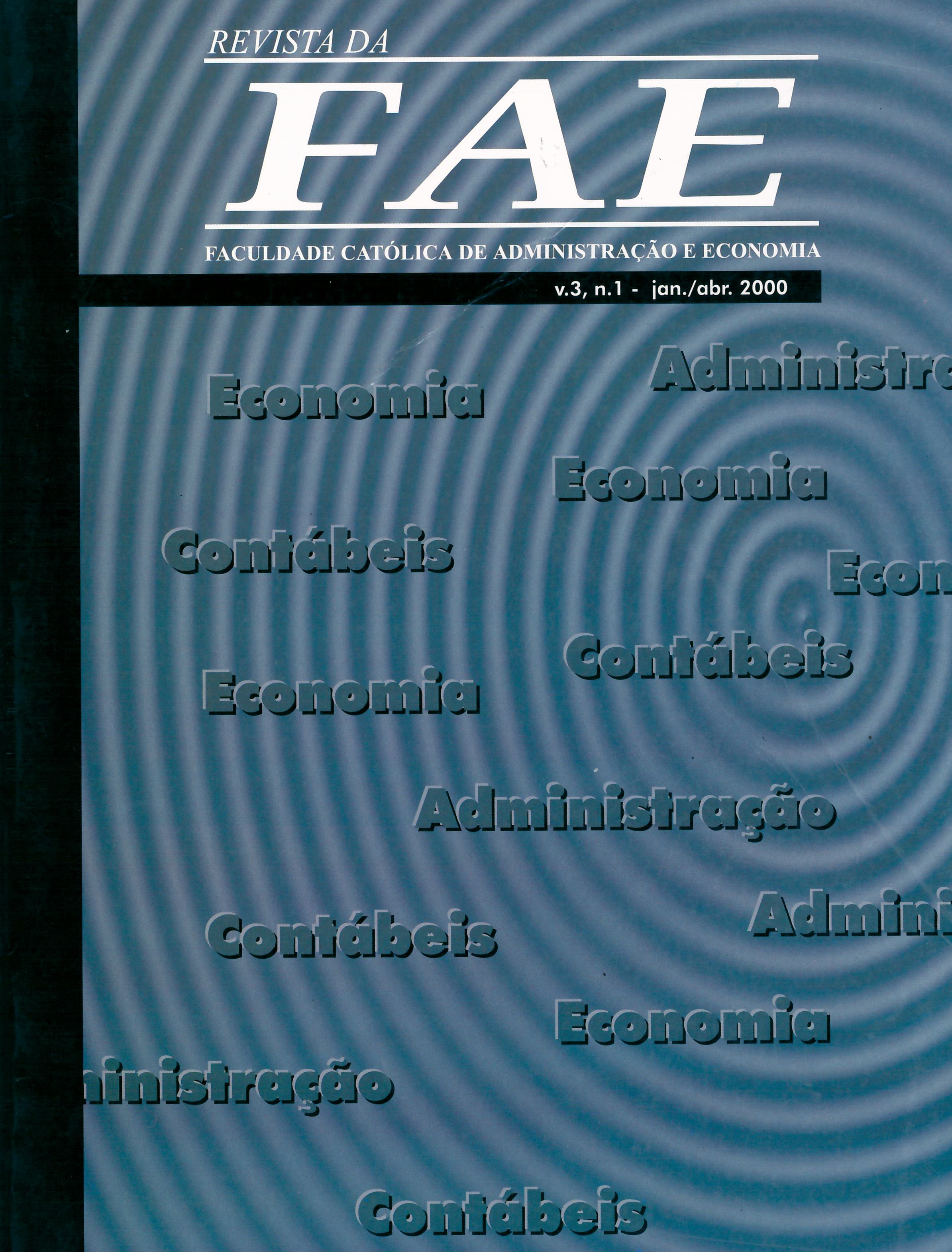 					Visualizar v. 3 n. 1 (2000): Edição disponível somente no formato impresso, na Biblioteca da FAE.
				